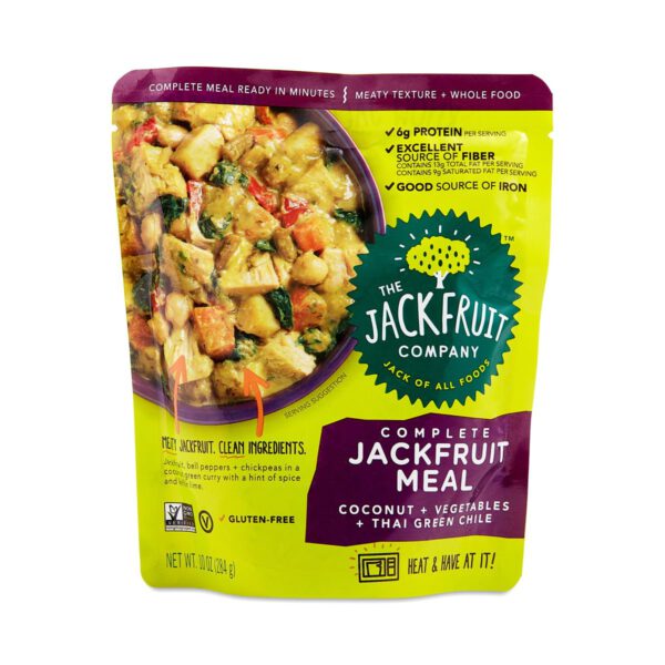 The Jackfruit Company Jackfruit Meal Thai Green Chile 10 oz bag