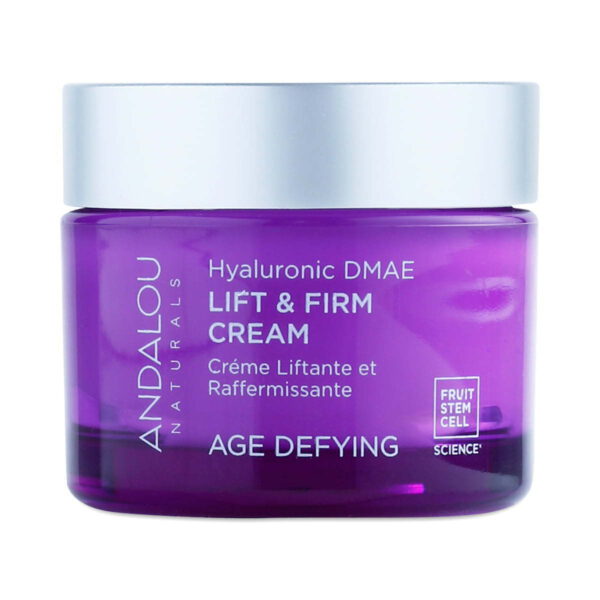 Andalou Naturals Hyaluronic DMAE Lift & Firm Cream 1.7 oz jar