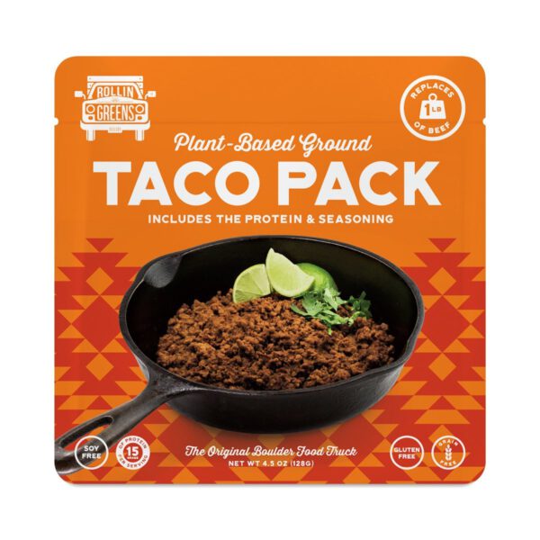 RollinGreens Plant-Based Ground Taco Pack 4.5 oz packet