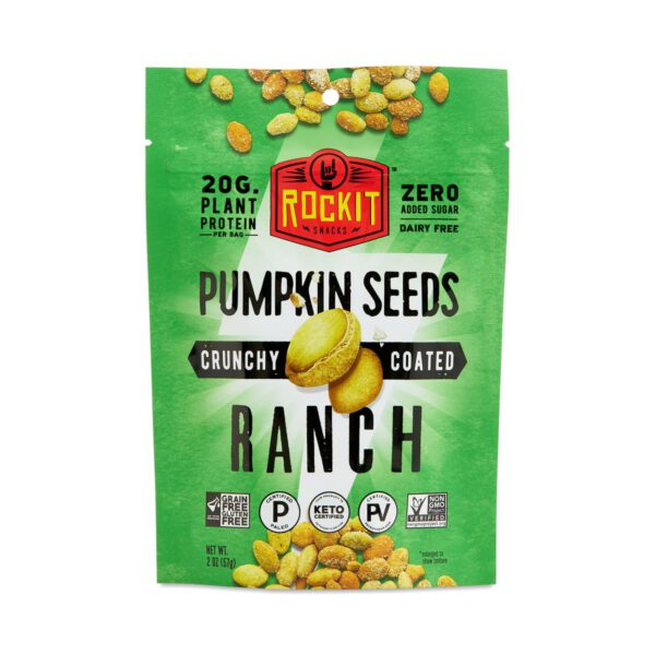 RockIt Snacks Crunchy Coated Pumpkin Seeds