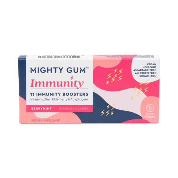 Mighty Gum Immunity Chewing Gum 8 pieces