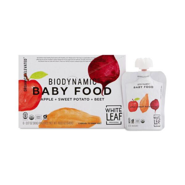 White Leaf Provisions Biodynamic Baby Food