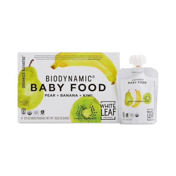 White Leaf Provisions Biodynamic Baby Food