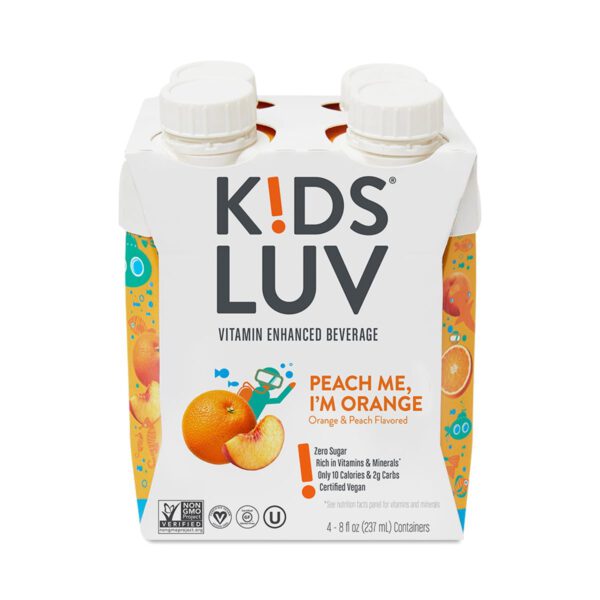 KidsLuv Zero Sugar Vitamin-Packed Peach Me