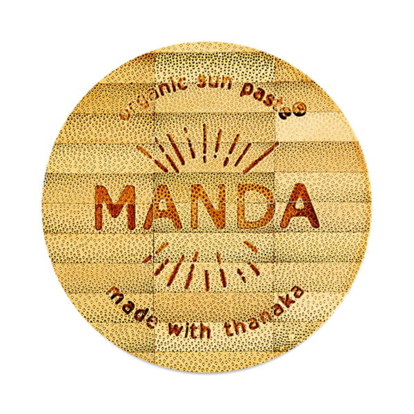 MANDA Organic Sun Paste SPF 50 1.41 oz jar