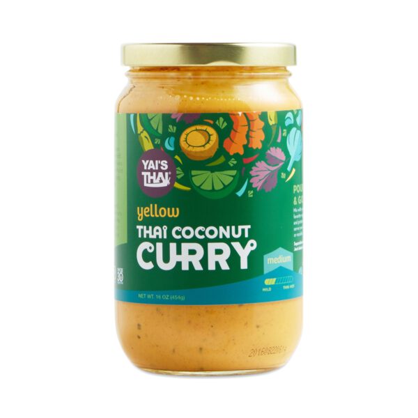 Yai's Thai Yellow Thai Coconut Curry 16 oz jar