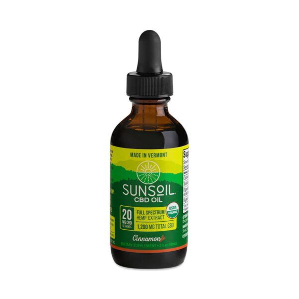 Sunsoil Cinnamon Full Spectrum CBD Oil