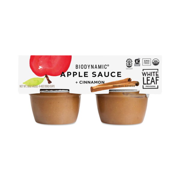 White Leaf Provisions Biodynamic Apple Sauce