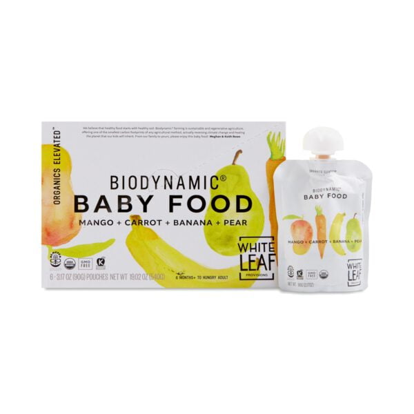 White Leaf Provisions Biodynamic Baby Food