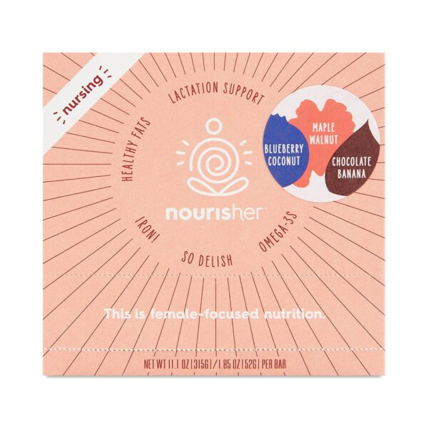 Nourisher Milkful Nursing Bars 6 bars (1.85 oz each)