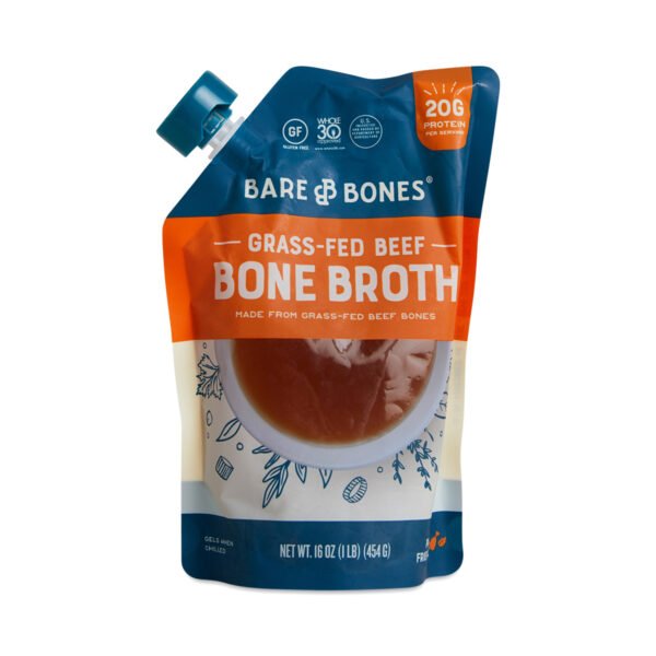 Bare Bones Broth Beef Bone Broth 16 oz pouch