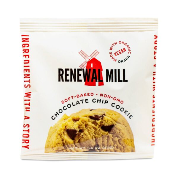 Renewal Mill Okara Chocolate Chip Cookies 2 cookies (1.4 oz each)