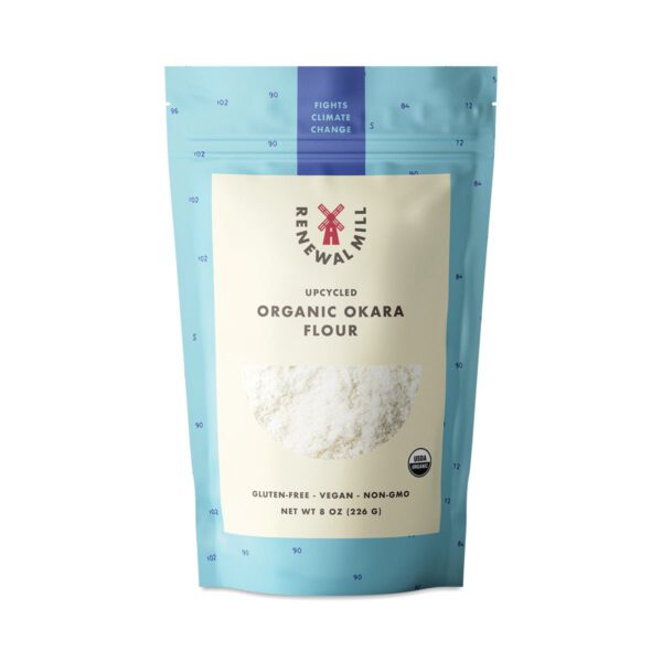 Renewal Mill Organic Okara Flour 8 oz pouch