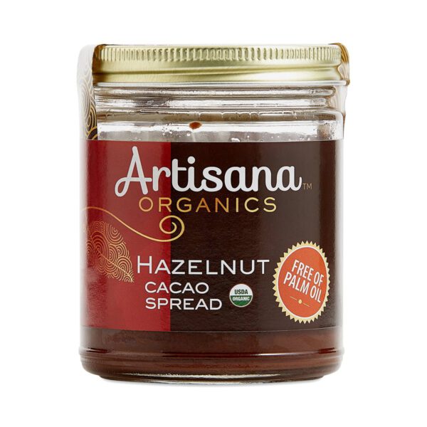 Artisana Organics Organic Hazelnut Cacao Spread 8 oz jar