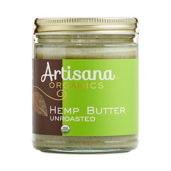 Artisana Organics Organic Unroasted Hemp Butter 8 oz jar