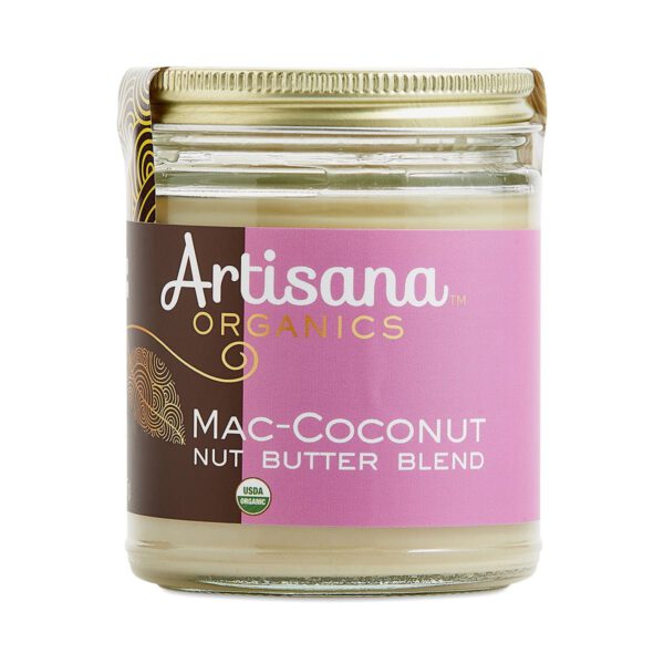 Artisana Organics Macadamia Coconut Nut Butter Blend 8 oz jar