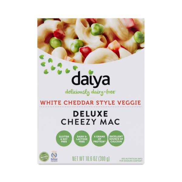 Daiya Deluxe White Cheddar Style Veggie Cheezy Mac 10.6 oz box