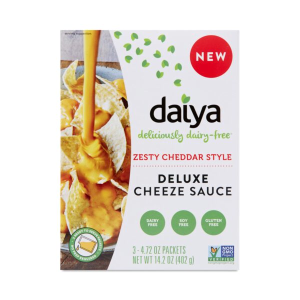 Daiya Zesty Cheddar Style Deluxe Sauce 14.2 oz box