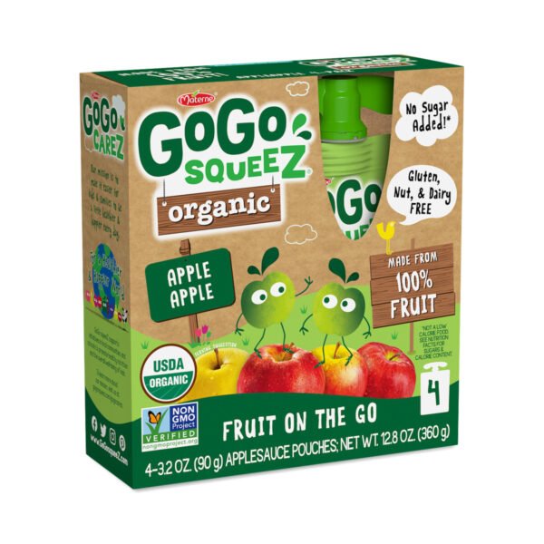 GoGo squeeZ Organic Applesauce Squeezes