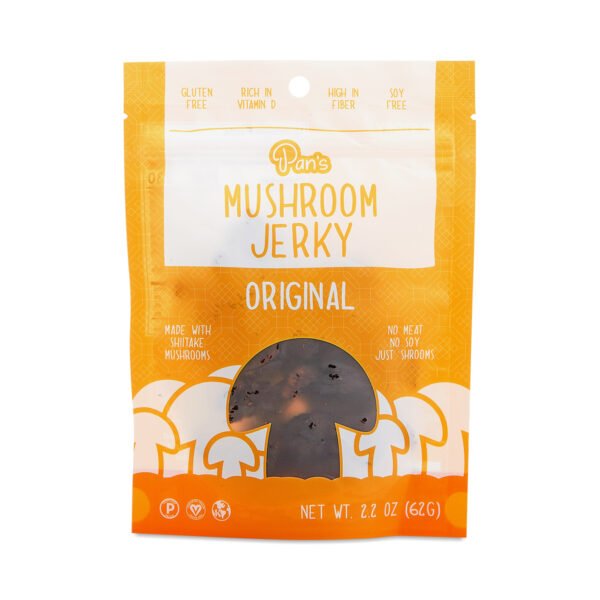 Pan's Mushroom Jerky Original Mushroom Jerky 2.2 oz pouch