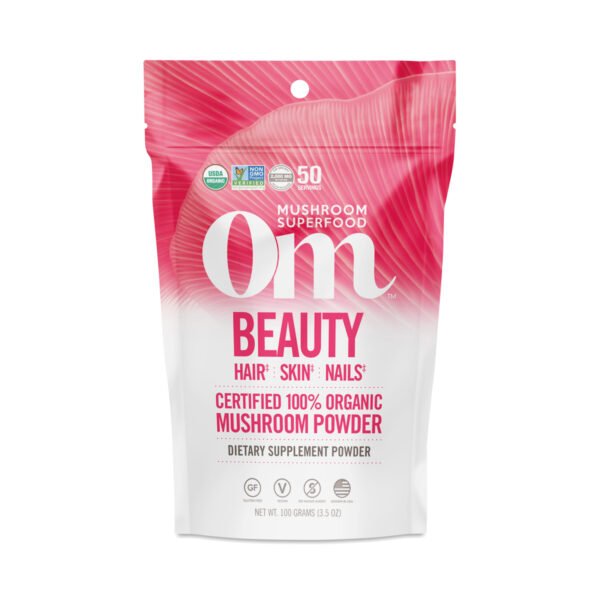 OM Beauty Mushroom Powder 3.5 oz pouch