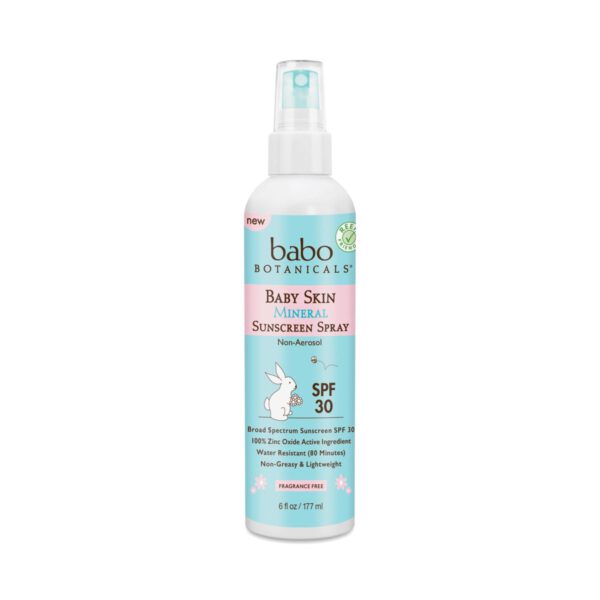 Babo Botanicals Baby Skin Mineral Sunscreen  Spray