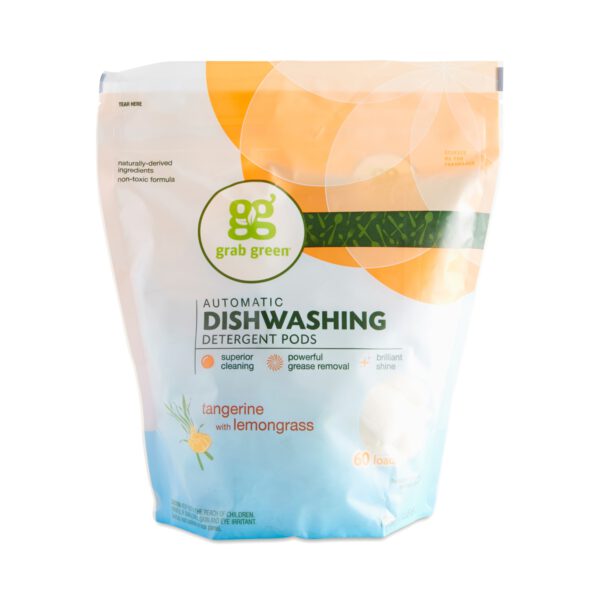 Grab Green Tangerine With Lemongrass Automatic Dishwasher Detergent 60 loads