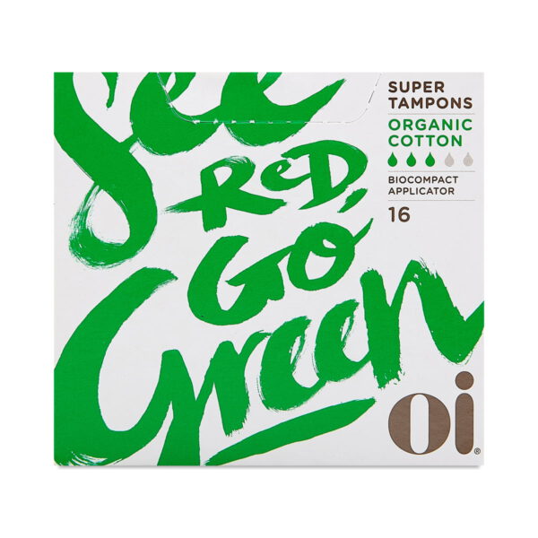 Oi Organic Cotton Tampons with BioCompact Applicator