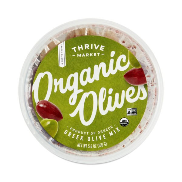 Thrive Market Organic Greek Olive Mix 5.6 oz deli cup