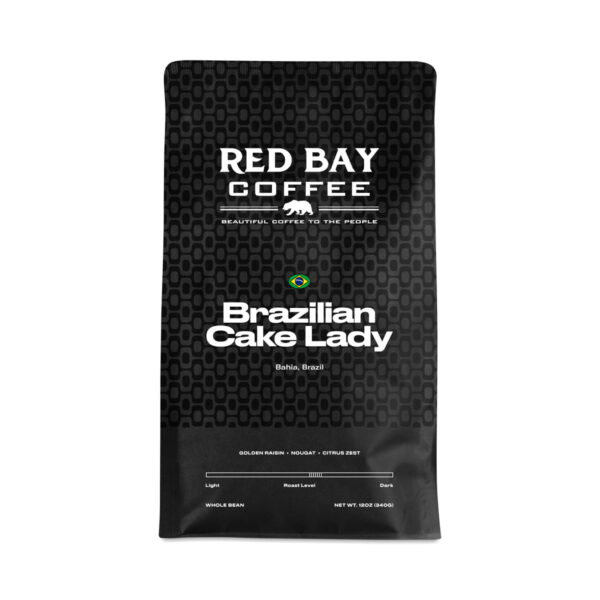 Red Bay Coffee Brazilian Cake Lady Medium Roast