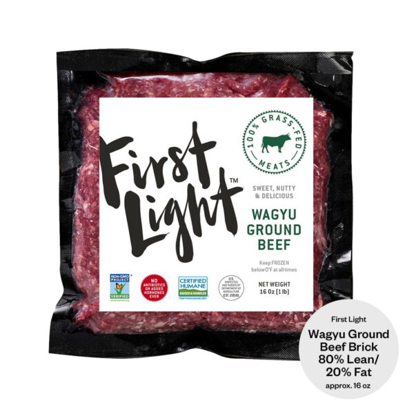 First Light Ground beef 1 lb Pack