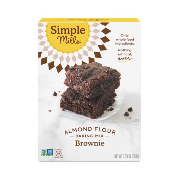 Simple Mills Almond Flour Brownie Mix  12.9 oz box