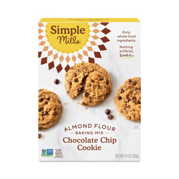 Simple Mills Almond Flour Chocolate Chip Cookie Mix 9.4 oz box