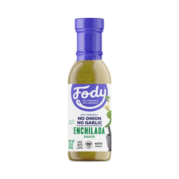 FODY Foods Low FODMAP Green Enchilada Sauce 8.5 oz bottle