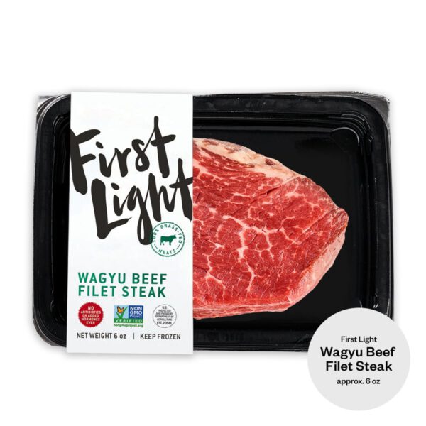 First Light Wagyu Beef Filet Steak 1 x 6oz Steak/Pack