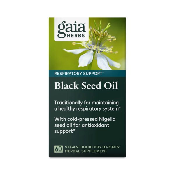 Gaia Herbs Black Seed Oil 60 capsules