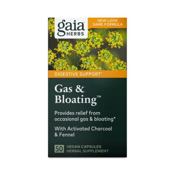 Gaia Herbs Gas & Bloating 50 capsules