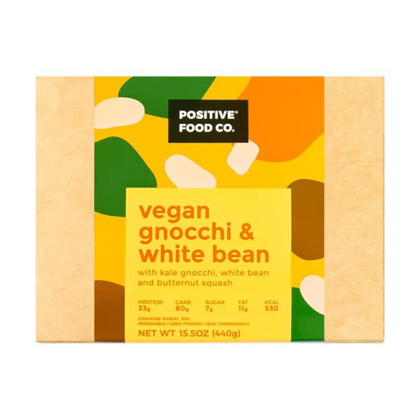 Positive Food Co. White Bean Gnocchi with Vegan Meatball Stew One 15.5oz meal