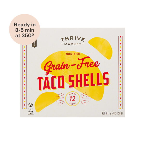 Thrive Market Grain-Free Taco Shells         5.5 oz box