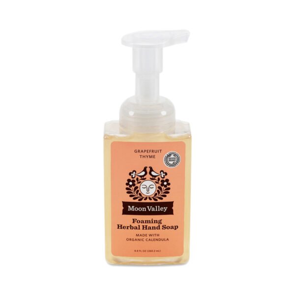 Moon Valley Organics Grapefruit Thyme Hand Soap 8.8 fl oz bottle