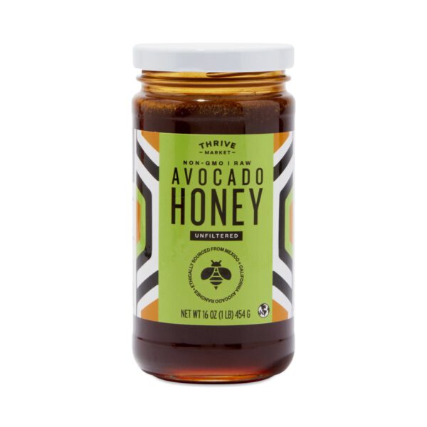 Thrive Market Non GMO Raw Avocado Honey 16 fl oz