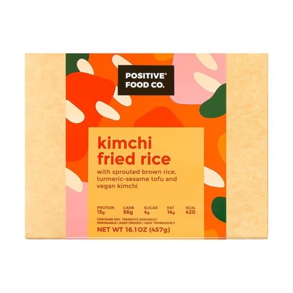 Positive Food Co. Kimchi-Turmeric Tofu Fried Rice One 16.1oz meal