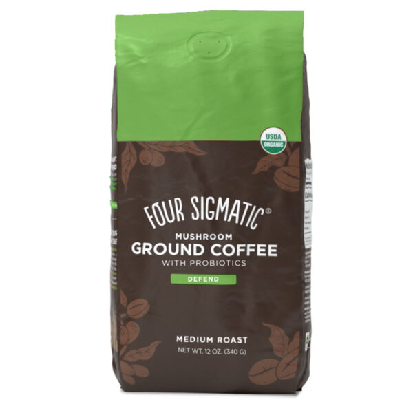 Four Sigmatic Ground Mushroom Coffee with Probiotics 12 oz bag