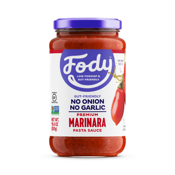 FODY Foods Low FODMAP Marinara Sauce 19.4 oz jar