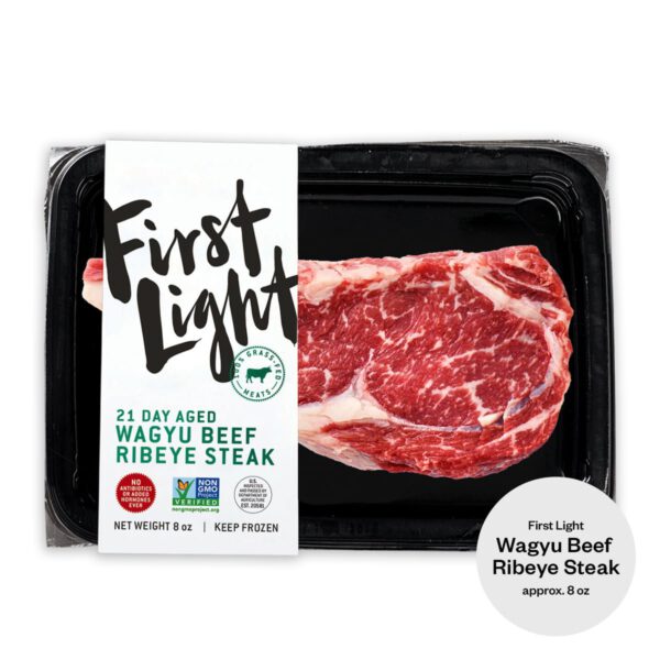 First Light Wagyu Beef Ribeye Steak 1 x 8oz Steak/Pack