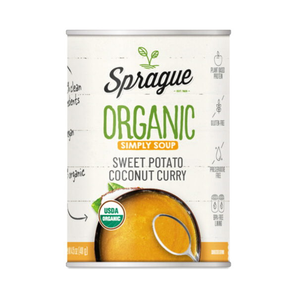 Sprague Organic Sweet Potato Coconut Curry Soup 15 oz can