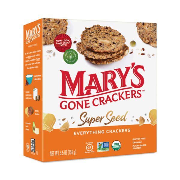 Mary's Gone Crackers Organic Super Seed Crackers - Everything 5.5 oz box