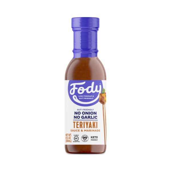 FODY Foods Low FODMAP Teriyaki Sauce 8.5 oz bottle