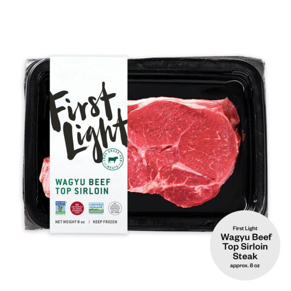 First Light Top Sirloin Steak 1 x 8oz Steak/Pack