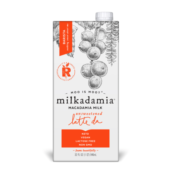 Milkadamia Latte Da Barista Macadamia Milk